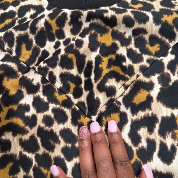 J. Crew A line Animal Print shift Dress - Picture 8 of 10